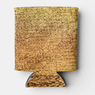 Rafraîchisseur Pour Canette Textile doré : macro arrière - plan glamour.