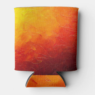 Rafraîchisseur Pour Canette Texture de peinture à l'huile : toile Abstraite