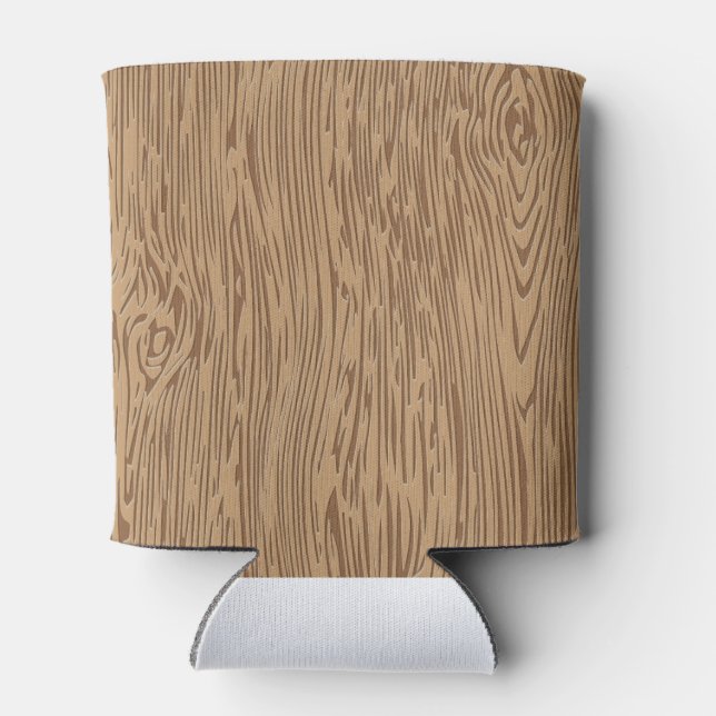 Rafraîchisseur Pour Canette texture du grain de bois (Dos)