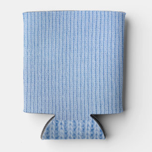 Rafraîchisseur Pour Canette Texture en tissu rayé, véritable tissu.