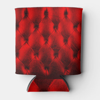 Rafraîchisseur Pour Canette Texture vintage de rembourrage rouge