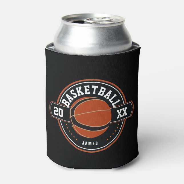 Rafraîchisseur Pour Canette Thème de basket-ball personnalisé amusant (Can devant)