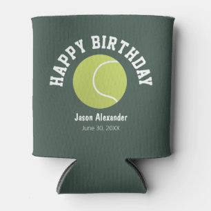 Rafraîchisseur Pour Canette Thème De Tennis Anniversaire Fête Peuvent Rafraîch