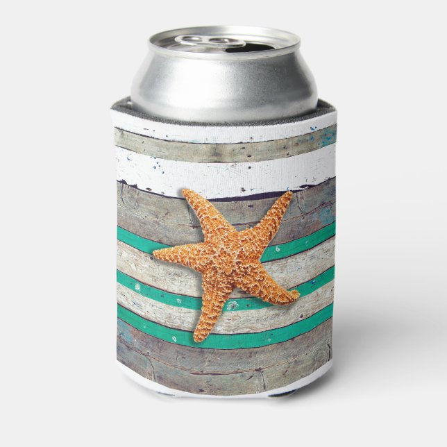 Rafraîchisseur Pour Canette Thème Plage Starfish Mariage Rustique (Can Dos)