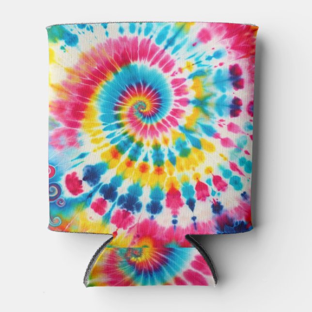 Rafraîchisseur Pour Canette Tie Dye Motif (Devant)