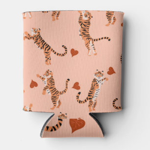 Rafraîchisseur Pour Canette Tigers Feuilles d'automne : Motif de saut Vintage