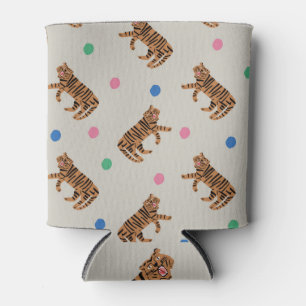 Rafraîchisseur Pour Canette Tigre tiré à la main, pois : motif dynamique