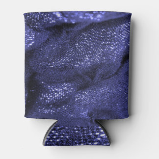 Rafraîchisseur Pour Canette Tissu bleu foncé : Texture décorative.