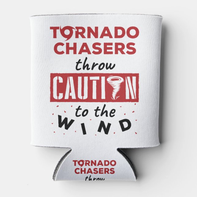 Rafraîchisseur Pour Canette Tornado Chaser Storm chasse drôle Vent (Devant)