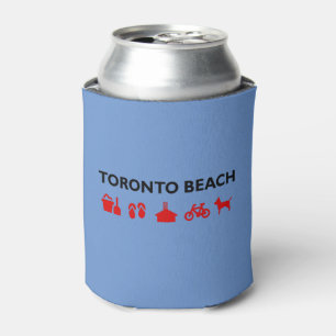 Rafraîchisseur Pour Canette Toronto Beach Icons Couleur claire