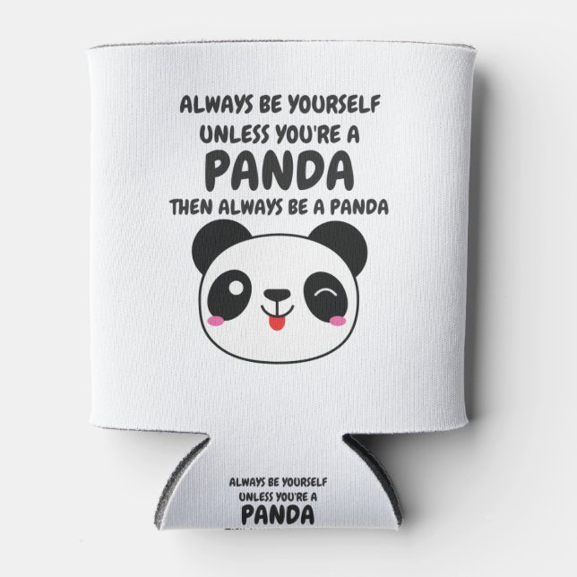 Rafraîchisseur Pour Canette toujours être panda (Devant)