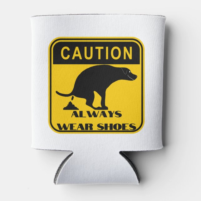 Rafraîchisseur Pour Canette Toujours porter des chaussures (Devant)