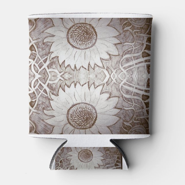 Rafraîchisseur Pour Canette tournesol à la maison (Devant)