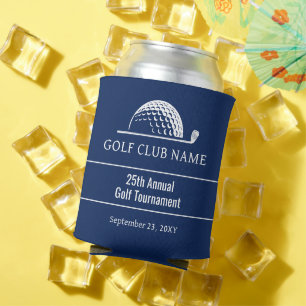 Rafraîchisseur Pour Canette Tournoi de golf Sortie Custom Blue