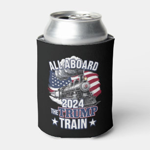 Rafraîchisseur Pour Canette Tous à bord du train Trump Trump 2024 Patriotique