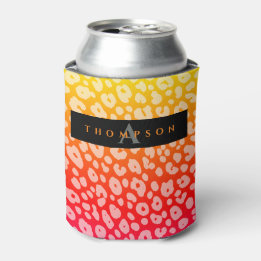 Rafraîchisseur Pour Canette Trendy Colorful Gradient Jaguar Imprimer Nom du Mo
