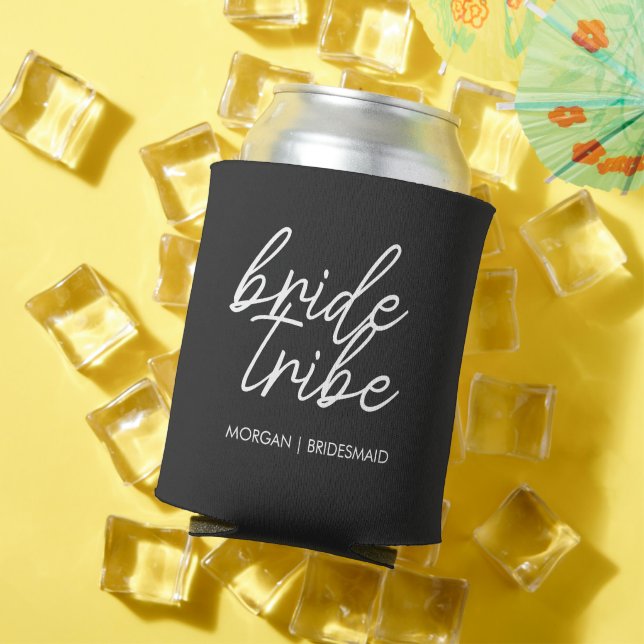 Rafraîchisseur Pour Canette Tribe de mariée | Bachelorette moderne (Été in situ)