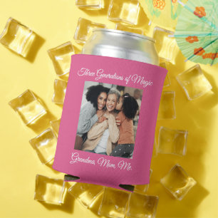 Rafraîchisseur Pour Canette Trois générations d'amour grand-mère, maman, moi P