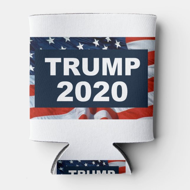Rafraîchisseur Pour Canette Trump 2020 - Fag américain (Devant)