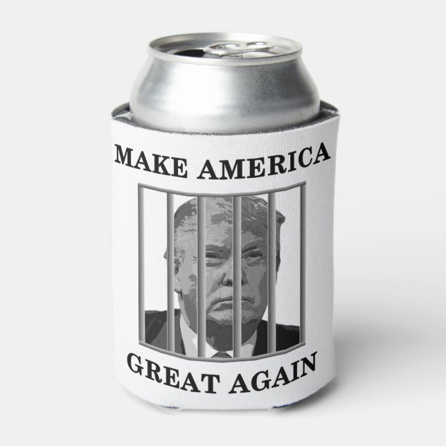 Rafraîchisseur Pour Canette Trump derrière les barreaux (Can devant)