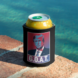 Rafraîchisseur Pour Canette Trump GOAT Élection 2024 Républicain Vintage