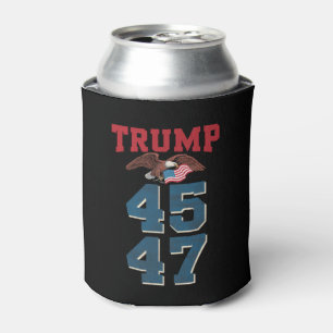 Rafraîchisseur Pour Canette Trump patriotique a gagné 45 et 47 Victoire Gagnan