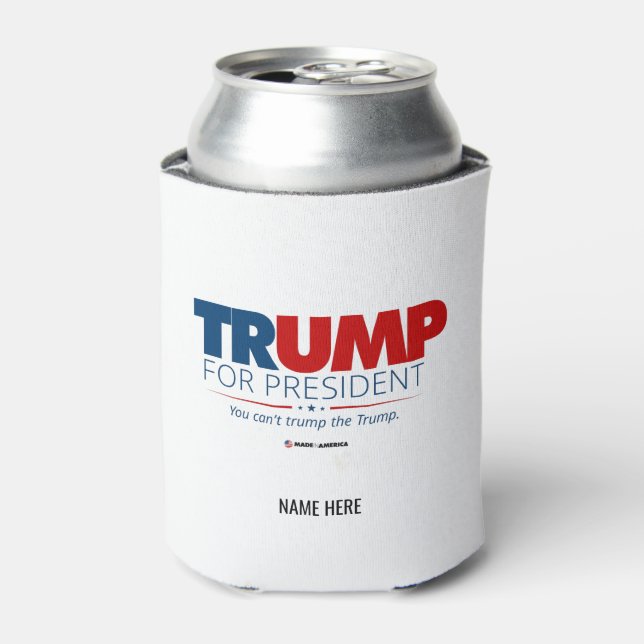 Rafraîchisseur Pour Canette Trump pour le président Votre nom Parti électoral  (Can devant)