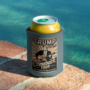 Rafraîchisseur Pour Canette TRUMP vintage 2024 Rocks COMEBACK TOUR