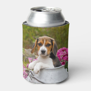 Rafraîchisseur Pour Canette Un chaton Beagle mignon dans une église de lait dr