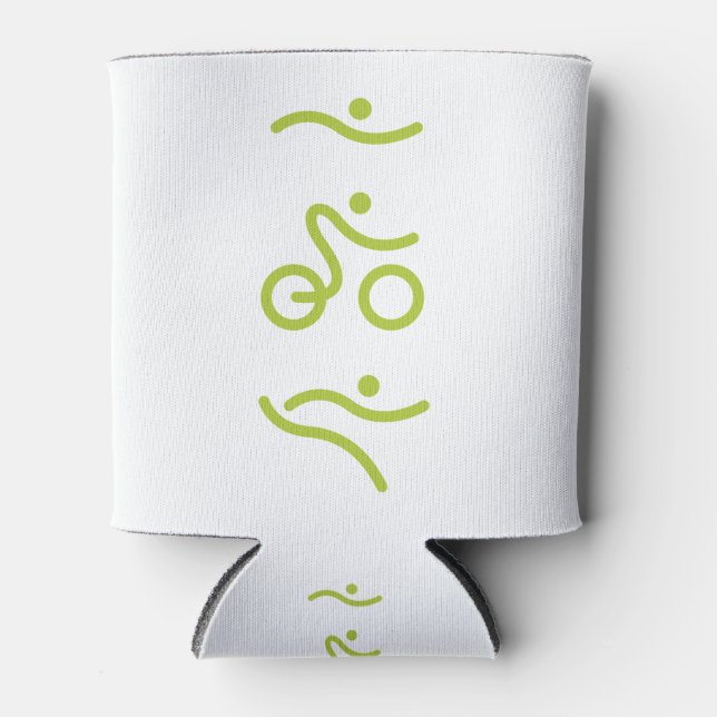 Rafraîchisseur Pour Canette Un grand cadeau de Triathlon pour votre ami ou fam (Devant)