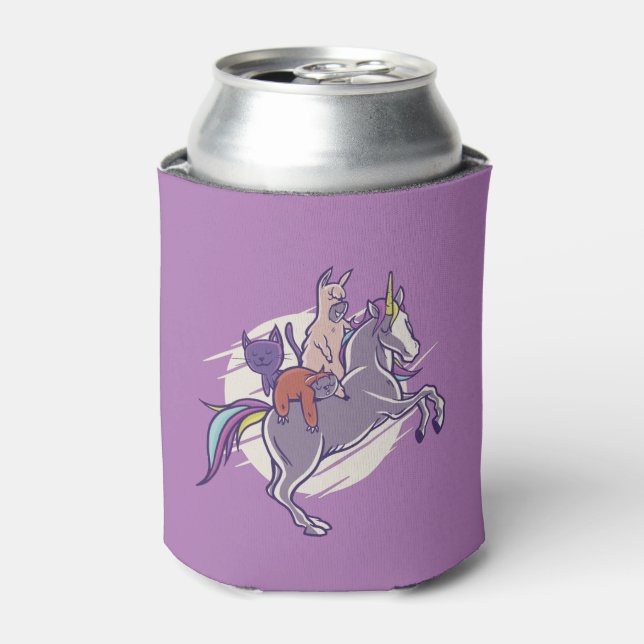Rafraîchisseur Pour Canette Unicorne magique et amis (Can devant)