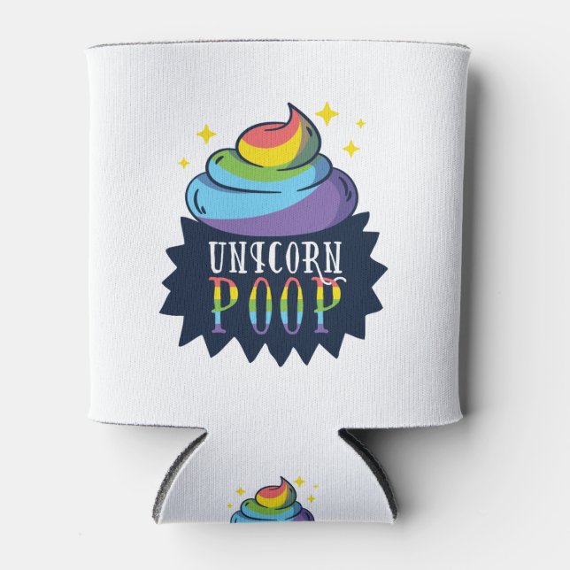 Rafraîchisseur Pour Canette Unicorne Poop (Devant)