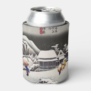 Rafraîchisseur Pour Canette Utagawa Hiroshige - Neige du soir à Kanbara