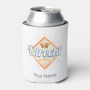 Rafraîchisseur Pour Canette Utrecht Pays-Bas City Souvenir Vintage néerlandais