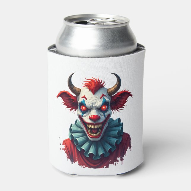 Rafraîchisseur Pour Canette Vache clown de la terreur (Can devant)