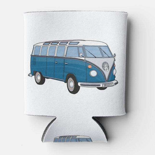 Rafraîchisseur Pour Canette Van hippy super (Devant)