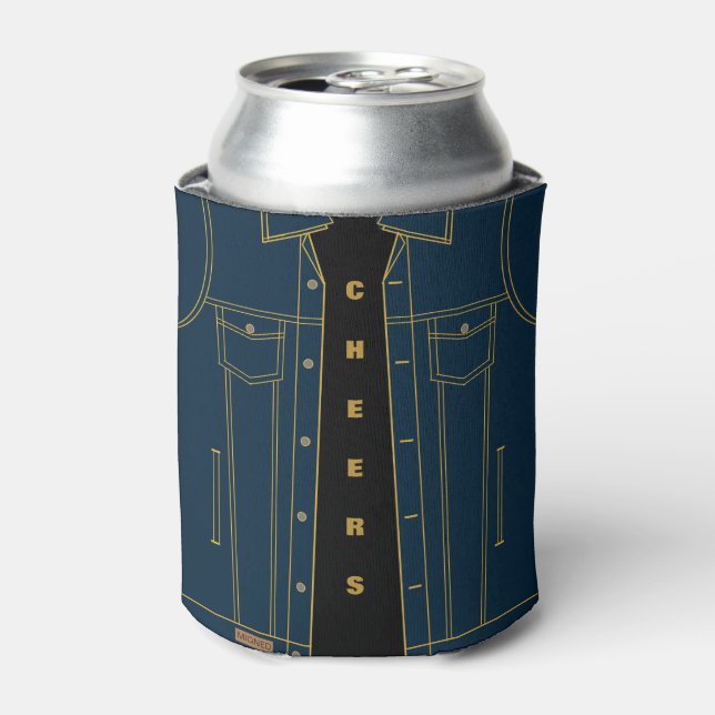 Rafraîchisseur Pour Canette Veste Digne Bleu Pouvant Rafraîchir - Bravo (Can devant)