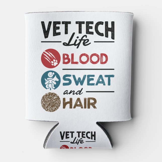 Rafraîchisseur Pour Canette Vet Tech Vie Sanguine et cheveux (Devant)