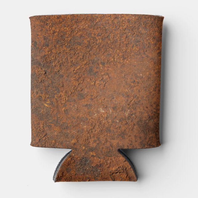 Rafraîchisseur Pour Canette Vieux métal rouillé : texture en fer. (Devant)