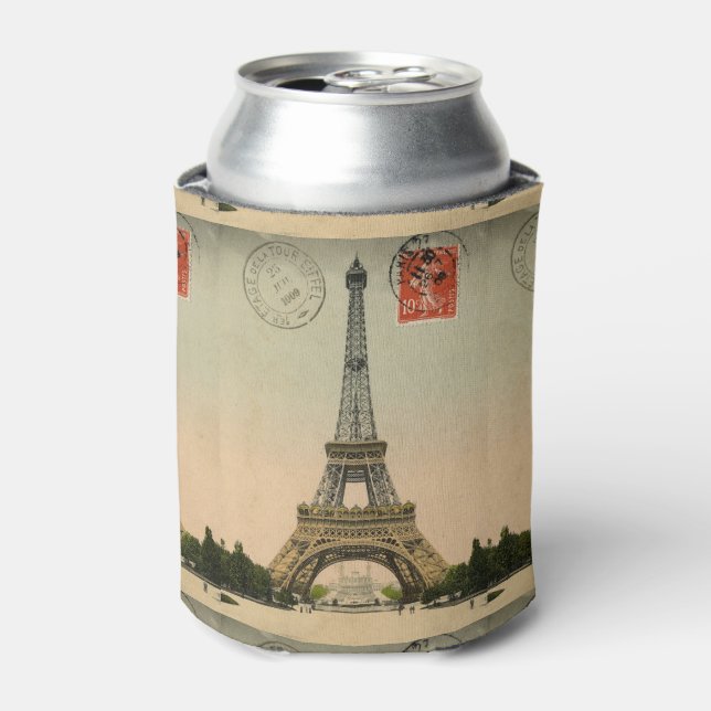 Rafraîchisseur Pour Canette Vintage Paris Chic Tour Eiffel (Can devant)