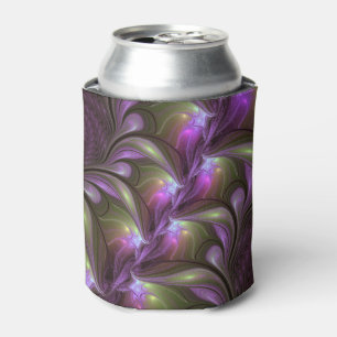 Rafraîchisseur Pour Canette Violet Abstrait violet violet kaki fractal