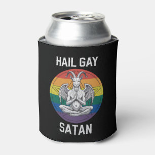Rafraîchisseur Pour Canette Vive Gay Satan Drôle Gothique Gothique Chèvre LGBT