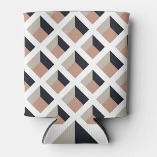 Rafraîchisseur Pour Canette Volume de treillis blanc, arrière - plan brun.