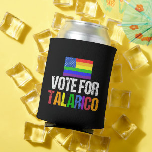 Rafraîchisseur Pour Canette Vote Arc-en-ciel pour Talarico Élection 2026