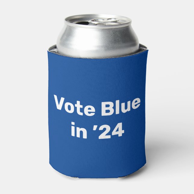 Rafraîchisseur Pour Canette Vote Blue en 2024 (Can devant)