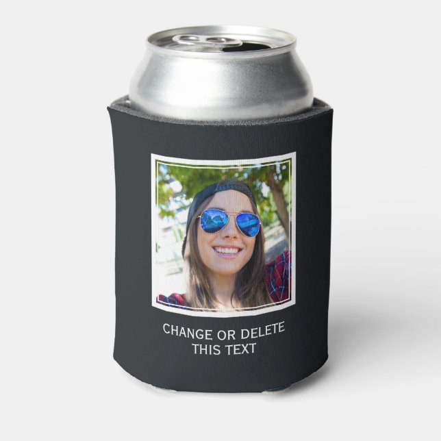 Rafraîchisseur Pour Canette Votre photo et texte personnalisé peut refroidir (Can Dos)