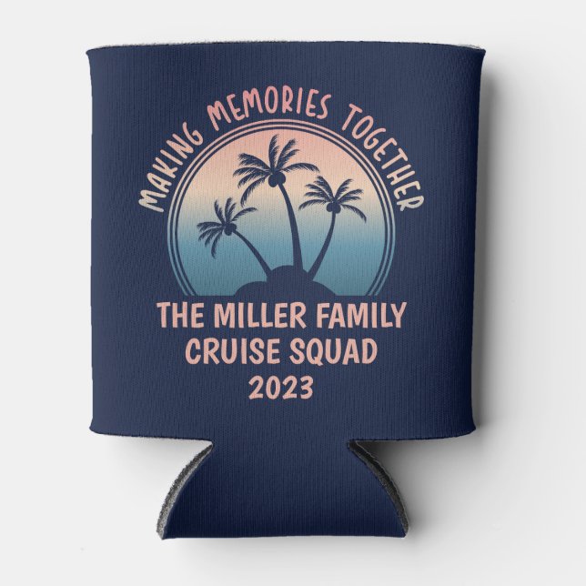 Rafraîchisseur Pour Canette Voyage sur mesure en famille Summer Beach (Devant)