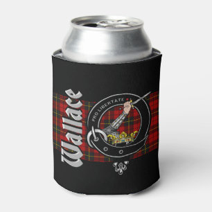 Rafraîchisseur Pour Canette Wallace Clan Badge & Tartan