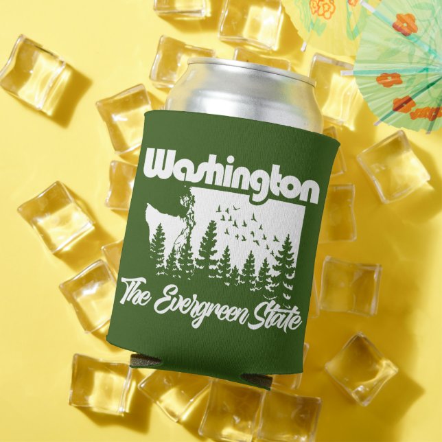 Rafraîchisseur Pour Canette Washington L'Etat À feuillage persistant (Été in situ)