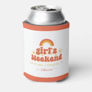 Rafraîchisseur Pour Canette Week-end Rétro pour Fille Personnalisé Cadeau pour